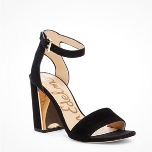 SAM EDELMAN 'Synthia' Suede
Leather‎ Sandal BLACK SZ 9